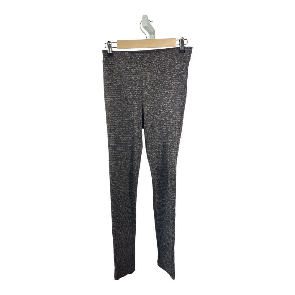 NIC+ZOE Women’s Marled Knit Full Length Stretch Leggings Taupe Size Extra Small
